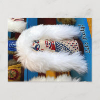 Vintager Voodoo Knockdown Doll Lass uns Party Post