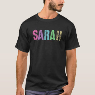Vintager Vorname SARAH Girl Rock Star Schwester Ma T-Shirt
