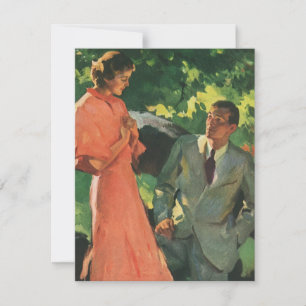 Vintager Vorschlag, wirst du mich heiraten?