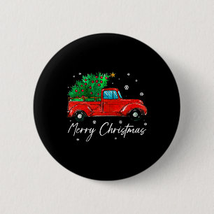 Vintager Wagen Weihnachten - Baum auf dem Auto Xma Button