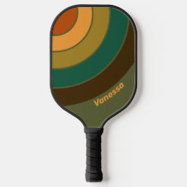 Vintager Waldbrandstreifen mit dem Namen Pickleball Schläger