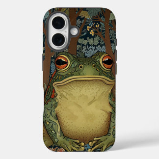 Vintager Waldfrosch iPhone 16 Hülle