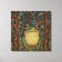 Vintager Waldfrosch