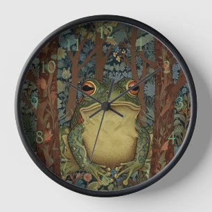 Vintager Waldfrosch Uhr