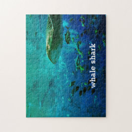 Vintager Walhai Blauer Ozean Puzzle