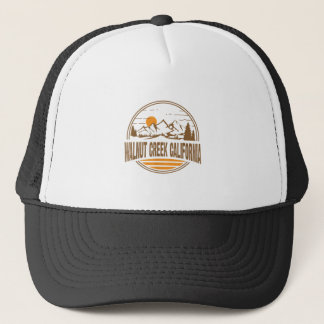 Vintager Walnuss Bach California Wandern Truckerkappe