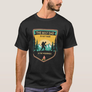 Vintager Wandertag Vater Retro Fatheru2019s Tag Au T-Shirt