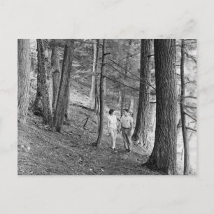 Vintager Wanderweg Imp Lake Postkarte