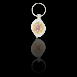 Vintager Wasserkompass Schlüsselanhänger