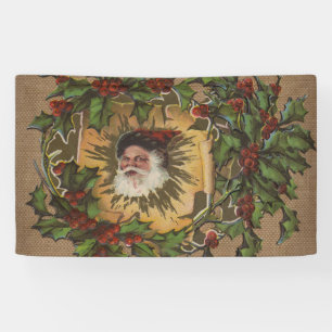 Vintager Weihnachtsanfang Banner