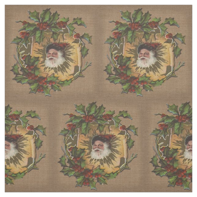 Vintager Weihnachtsanfang Stoff (Muster)