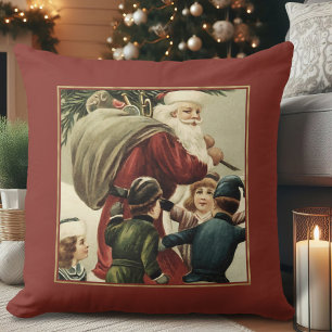 Vintager Weihnachtsbaum Kissen