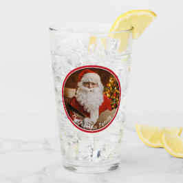Vintager Weihnachtsfeiertag für den Weihnachtsmann Glas
