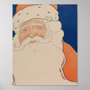 Vintager Weihnachtsfeiertag Poster