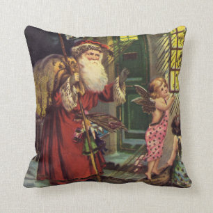 Vintager Weihnachtsfeiertag Sankt festlich Kissen