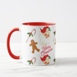 Vintager Weihnachtsfeiertag Tasse