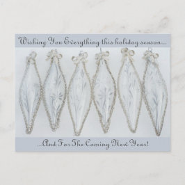 Vintager Weihnachtskugel Retrourlaub Postkarte