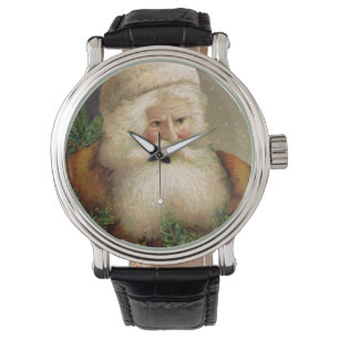 Vintager Weihnachtsmann 11 Armbanduhr
