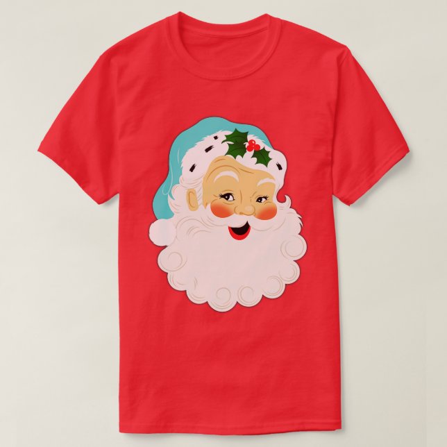 Vintager Weihnachtsmann 41 T-Shirt (Design vorne)