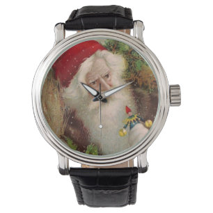 Vintager Weihnachtsmann 9 Armbanduhr
