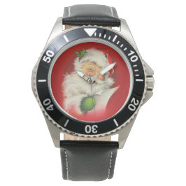 Vintager Weihnachtsmann Armbanduhr