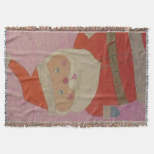 Vintager Weihnachtsmann Decke