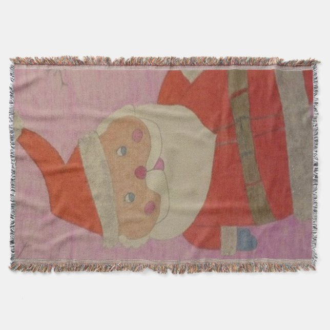 Vintager Weihnachtsmann Decke (Vorderseite)