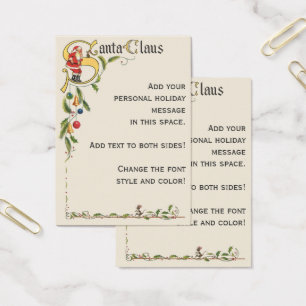 Vintager Weihnachtsmann, dekorative Weihnachtsgren