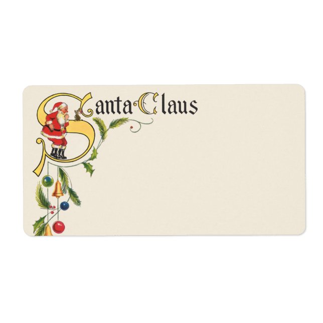 Vintager Weihnachtsmann, dekorative Weihnachtsgren (Vorne)