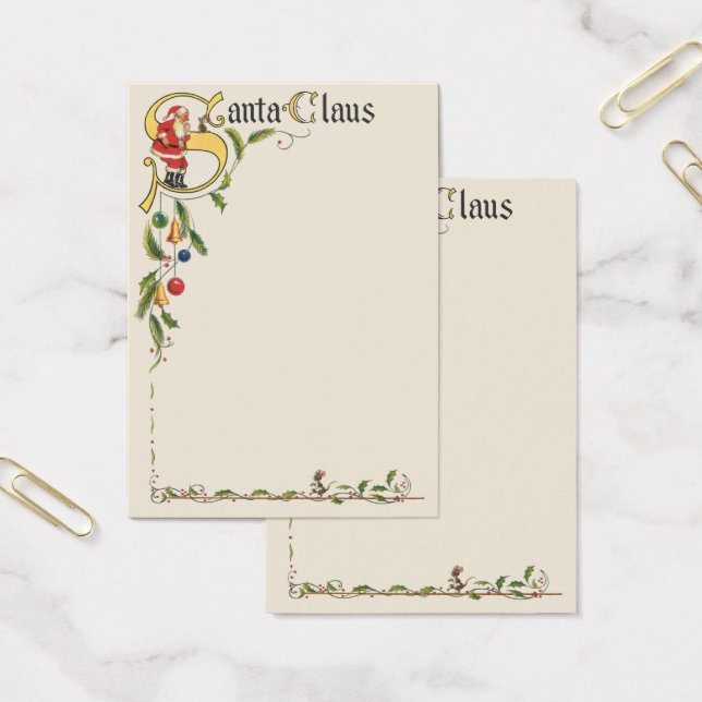 Vintager Weihnachtsmann, dekorative Weihnachtsgren (Büro)