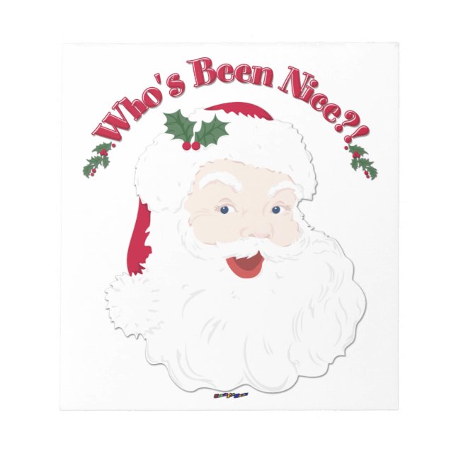 Vintager Weihnachtsmann, der schön war?! Notizblock (Vorderseite)