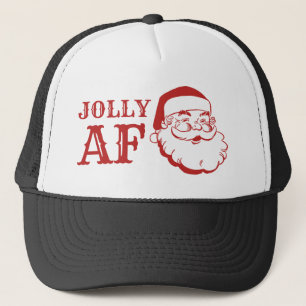 Vintager Weihnachtsmann Jolly AF Funny Christmas Truckerkappe