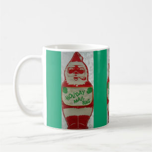 Vintager Weihnachtsmann Kaffeetasse