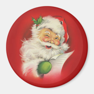 Vintager Weihnachtsmann Magnet