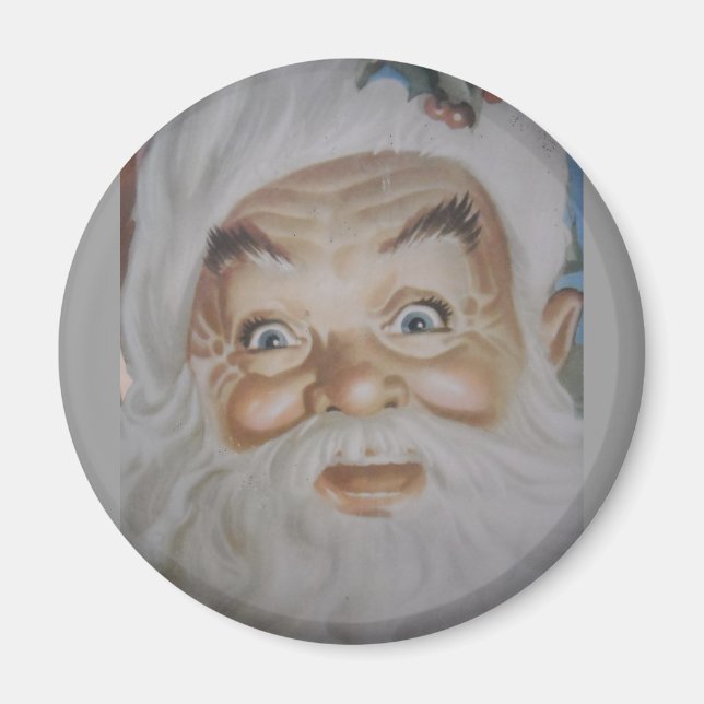 Vintager Weihnachtsmann Magnet (Vorne)