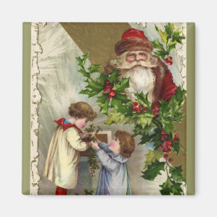 Vintager Weihnachtsmann Magnet