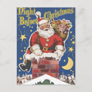 Vintager Weihnachtsmann, Nacht vor Weihnachten