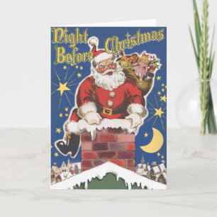 Vintager Weihnachtsmann, Nacht vor Weihnachten