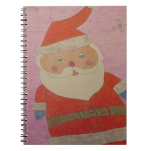 Vintager Weihnachtsmann Notizblock