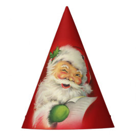 Vintager Weihnachtsmann Partyhütchen