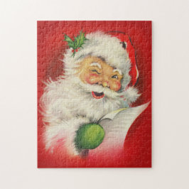 Vintager Weihnachtsmann Puzzle