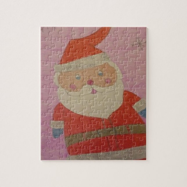 Vintager Weihnachtsmann Puzzle (Vertikal)