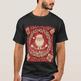 Vintager Weihnachtsmann-T - Shirt