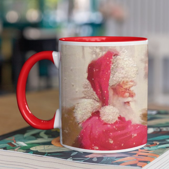 Vintager Weihnachtsmann Tasse (Von Creator hochgeladen)
