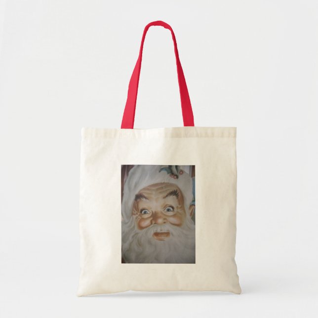 Vintager Weihnachtsmann Tragetasche (Vorne)