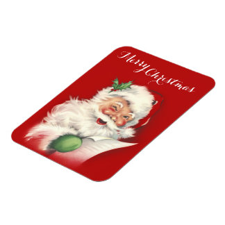 Vintager Weihnachtsmann überarbeitet! Magnet