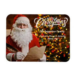 Vintager Weihnachtsmann Weihnachtsbaumleuchten Magnet