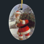 Vintager Weihnachtsschmuck<br><div class="desc">Alte Mode Weihnachtsschmuck! Schöne Viktorianische Weihnachtsschmuck für Ihre Feriendekoration! Einfach mit Namen und Datum anpassen. Ein besonderes Geschenk für unter 15 $.</div>