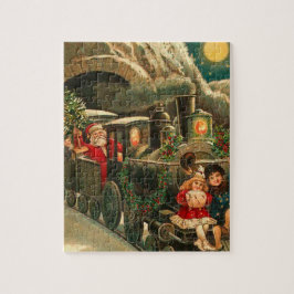 Vintager Weihnachtszug Puzzle