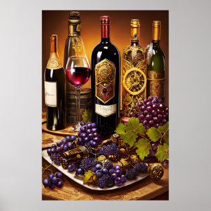 Vintager Wein Poster
